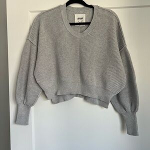 Aerie Gray Ribbed Women's Sweater